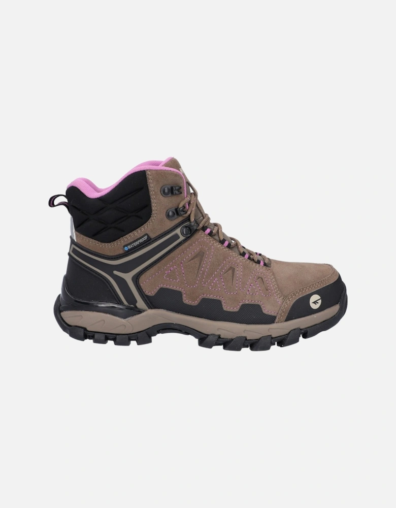 V-Lite Explorer WP Cow Suede Leather Women's Brown/Lilac Hiking Boots