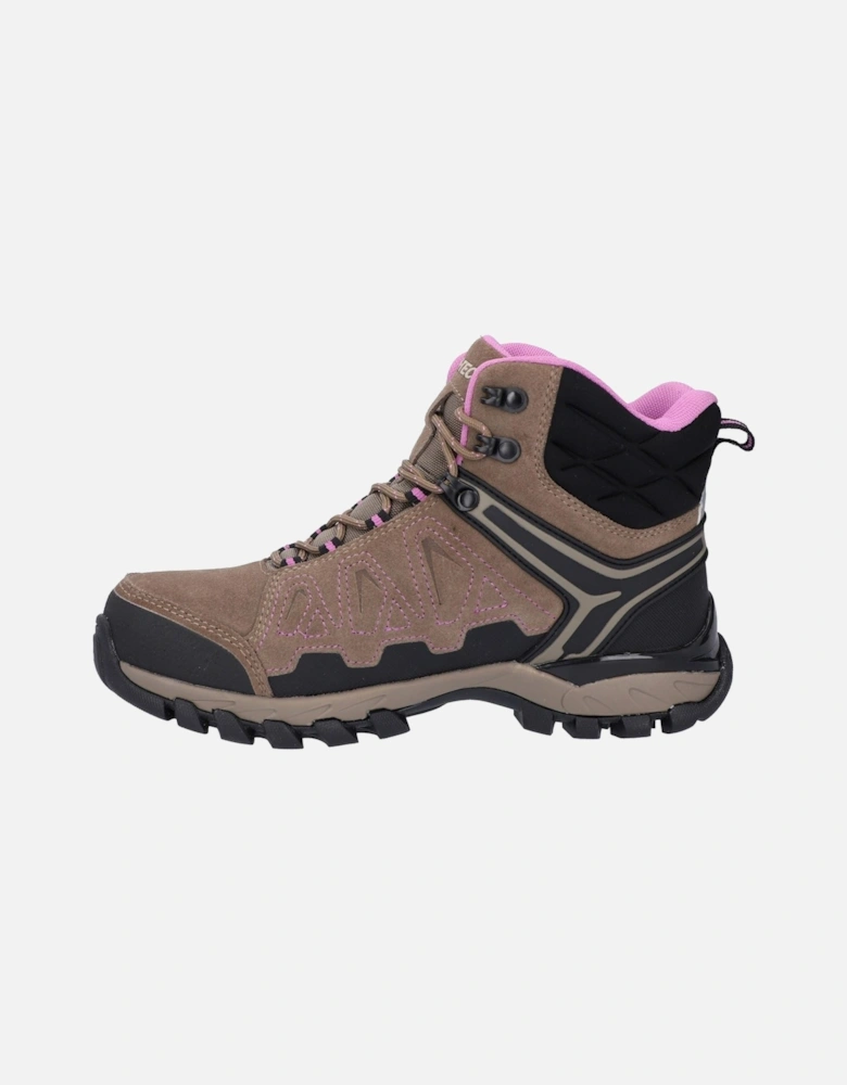 V-Lite Explorer WP Cow Suede Leather Women's Brown/Lilac Hiking Boots