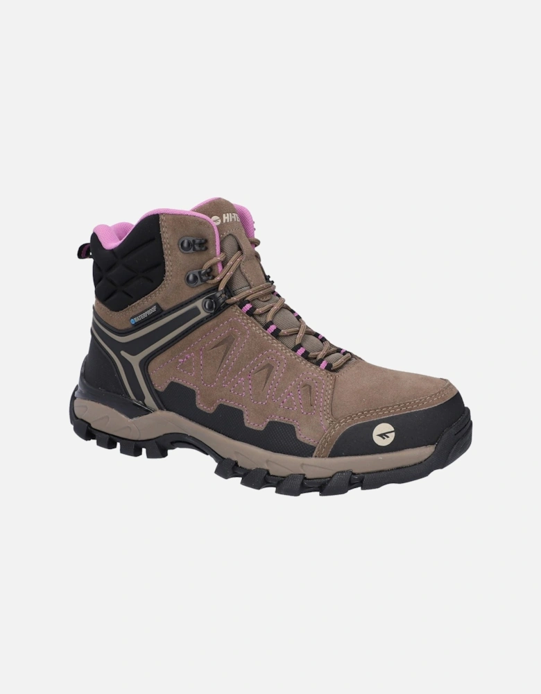 V-Lite Explorer WP Cow Suede Leather Women's Brown/Lilac Hiking Boots