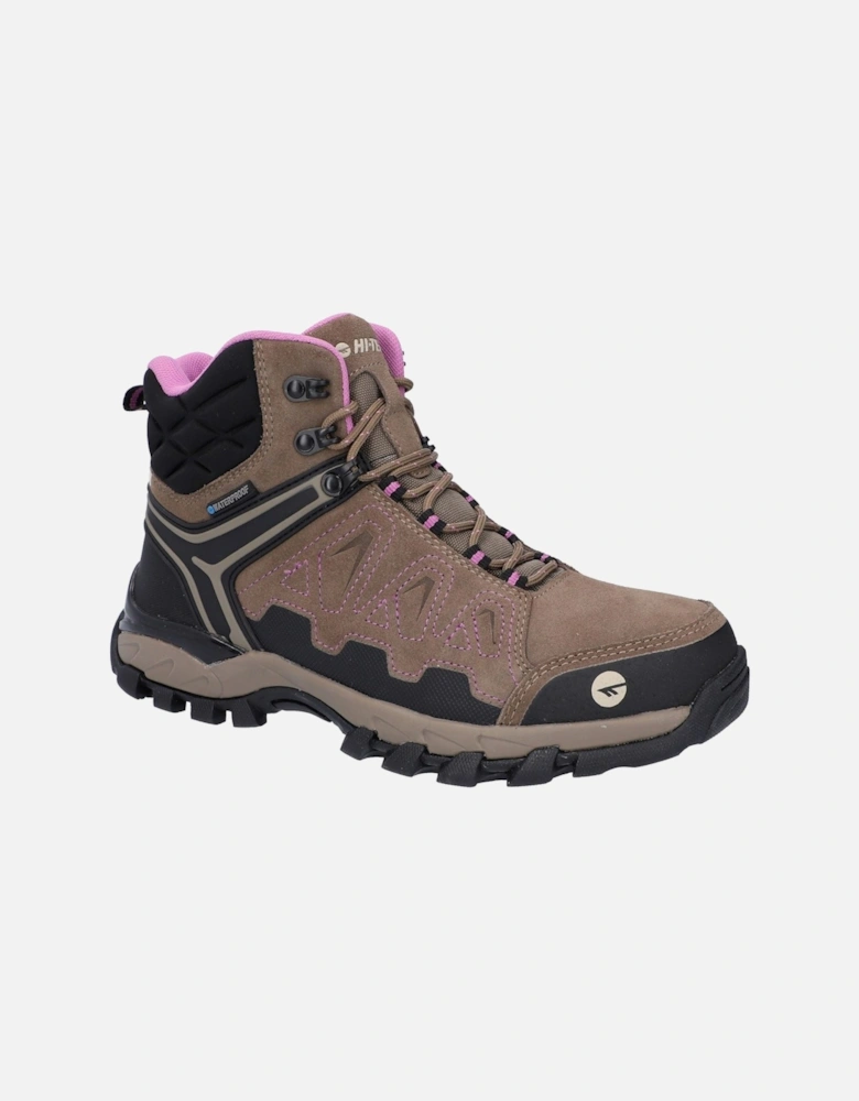 V-Lite Explorer WP Cow Suede Leather Women's Brown/Lilac Hiking Boots