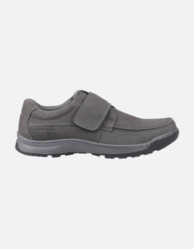 Casper Leather Men's Grey Nubuck Loafers