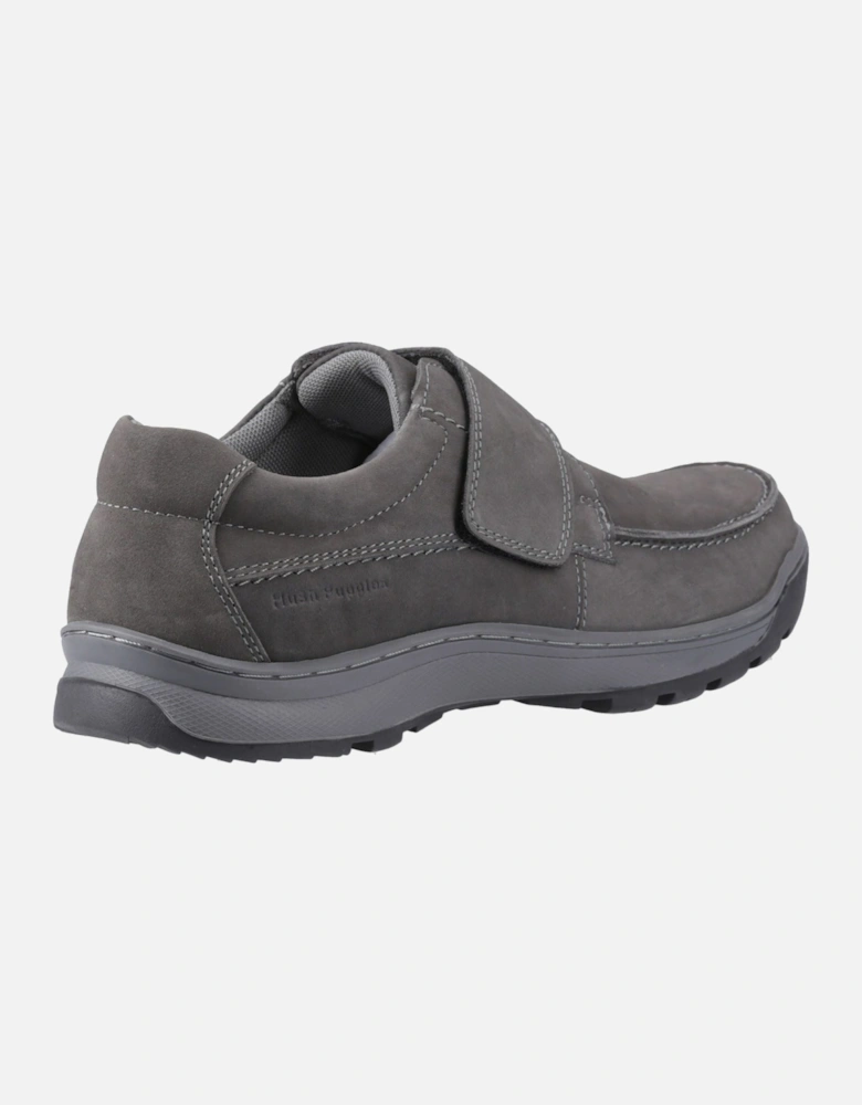 Casper Leather Men's Grey Nubuck Loafers
