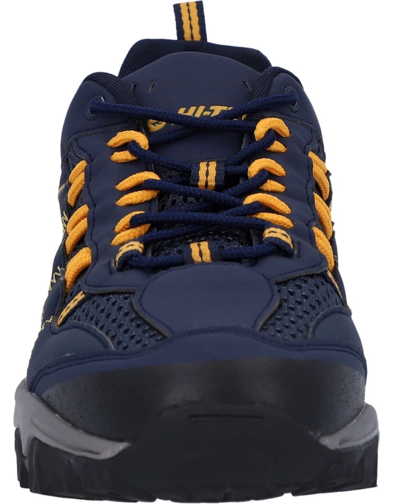 Jaguar Polyester Men's Navy/Yellow Hiking Boots