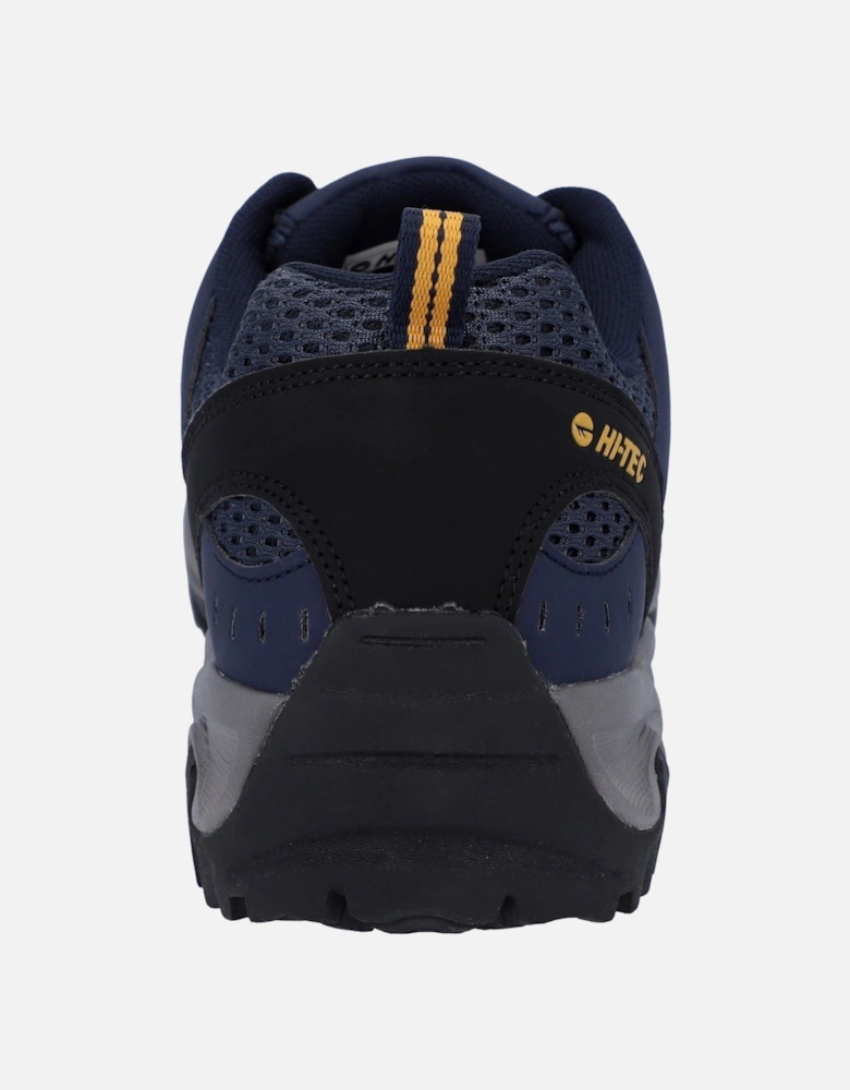 Jaguar Polyester Men's Navy/Yellow Hiking Boots