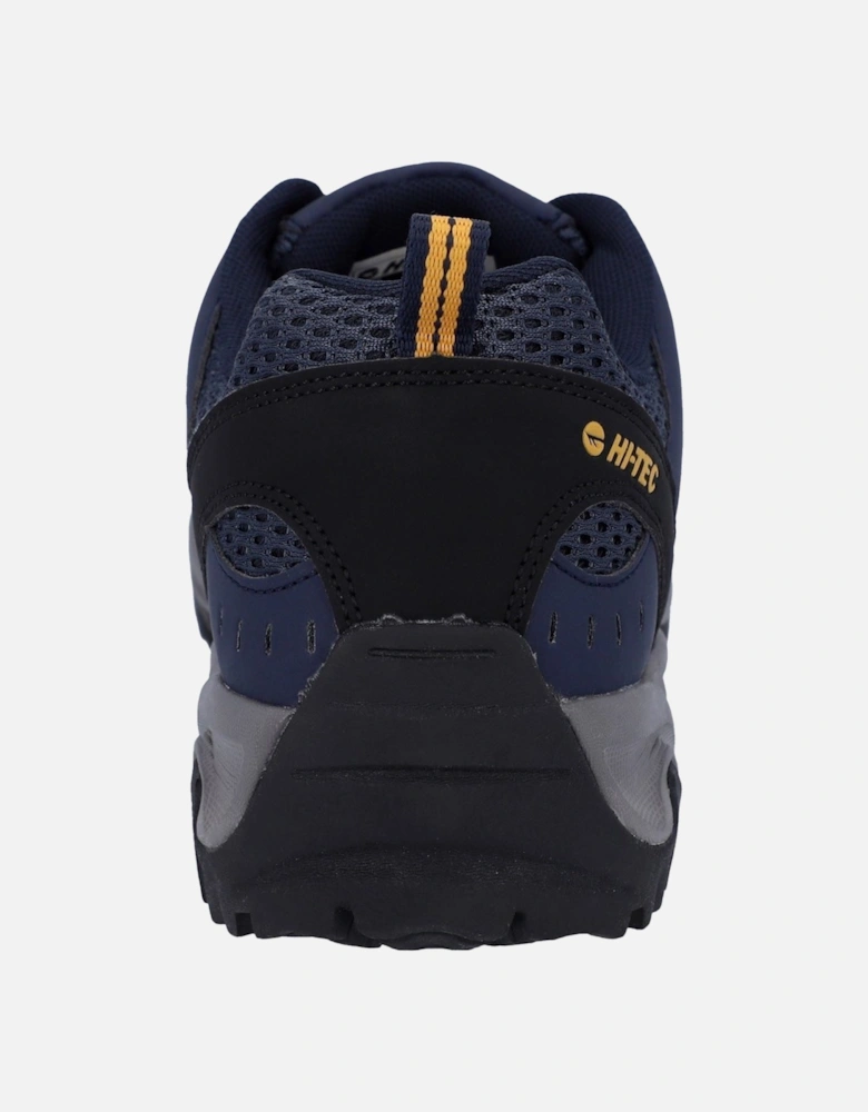 Jaguar Polyester Men's Navy/Yellow Hiking Boots