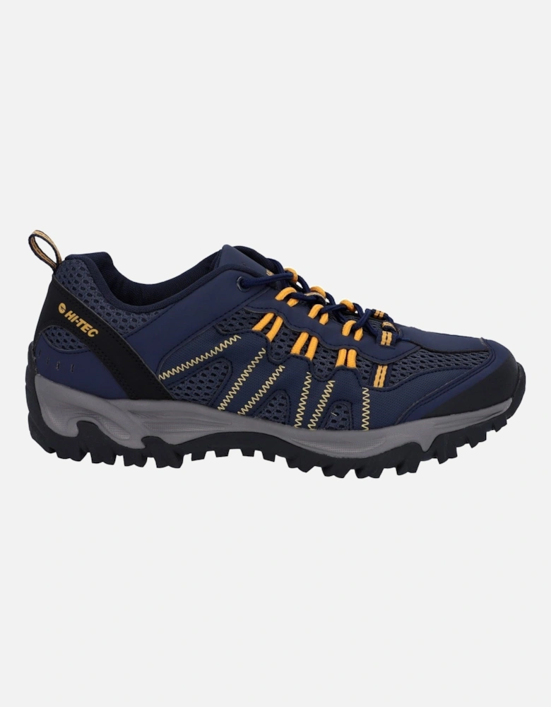 Jaguar Polyester Men's Navy/Yellow Hiking Boots