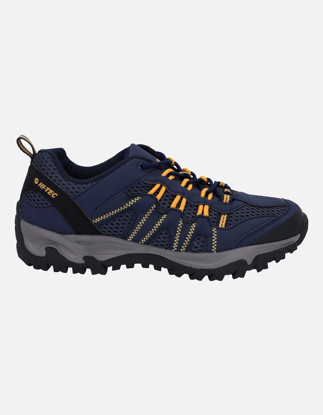Jaguar Polyester Men's Navy/Yellow Hiking Boots