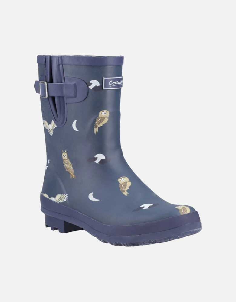 Woodland Mid Rubber Women's Owls Wellington Boots