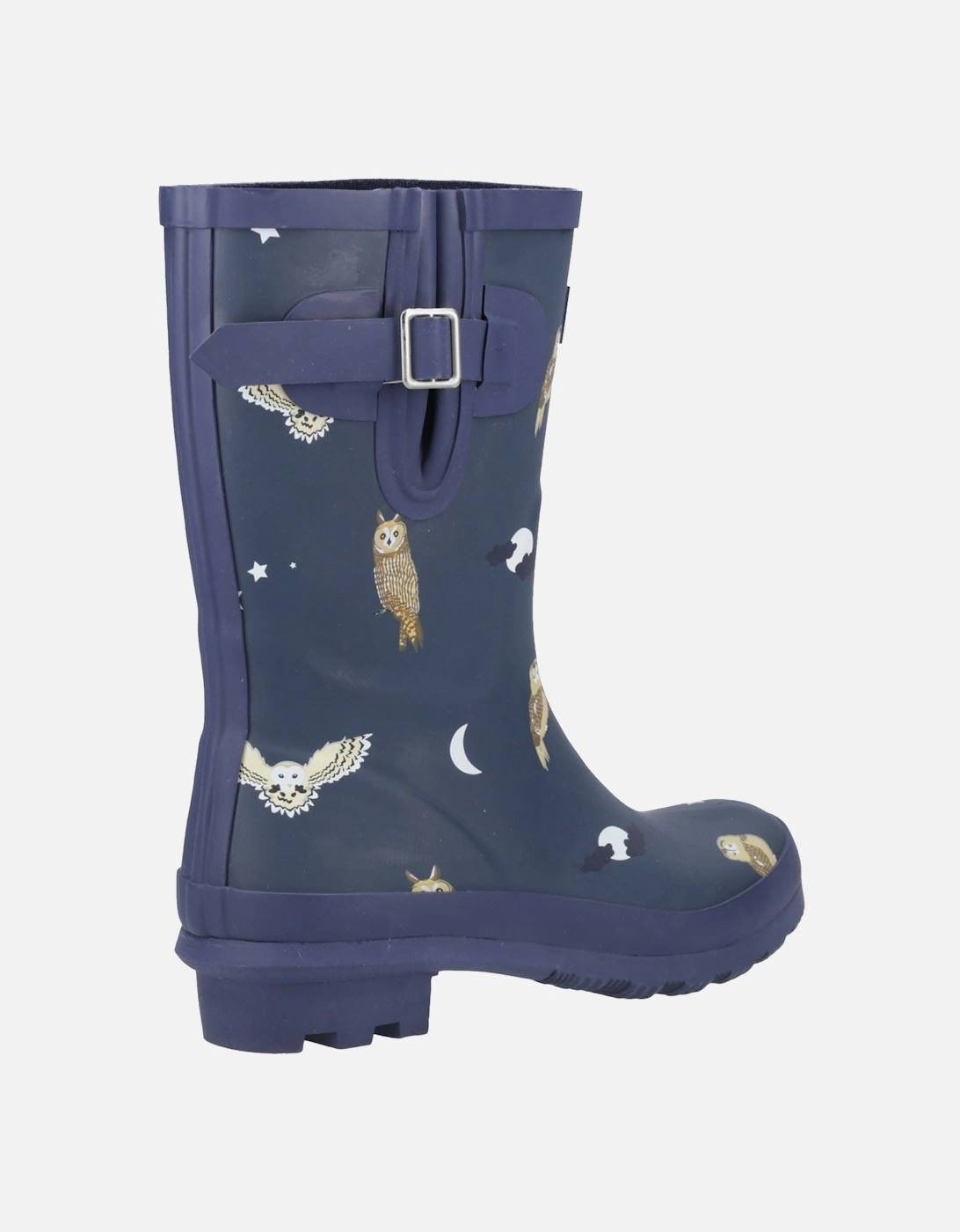 Woodland Mid Rubber Women's Owls Wellington Boots