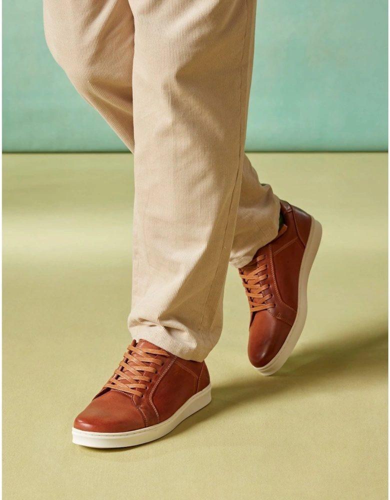 Madden Leather Men's Tan Trainers