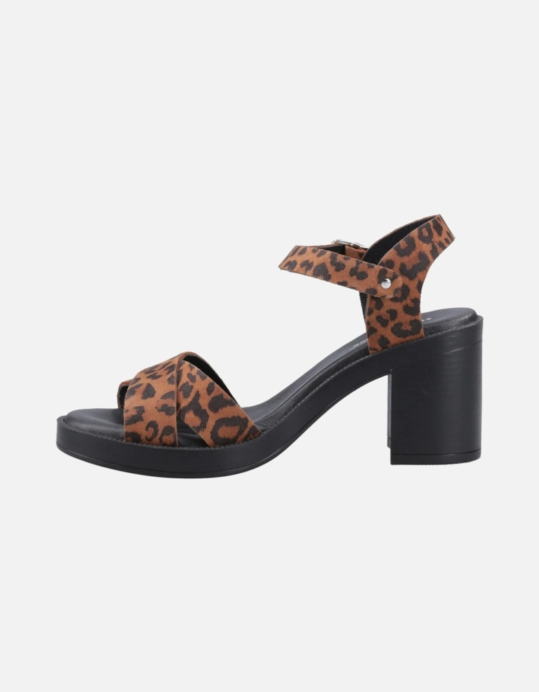 Georgia Leather Women's Leopard Sandals