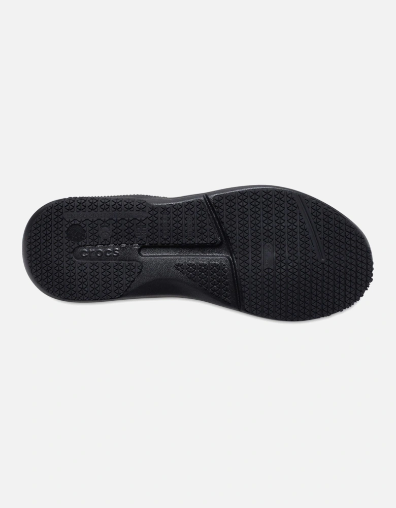 On the Clock Polyurethane Men's Triple Black Trainers