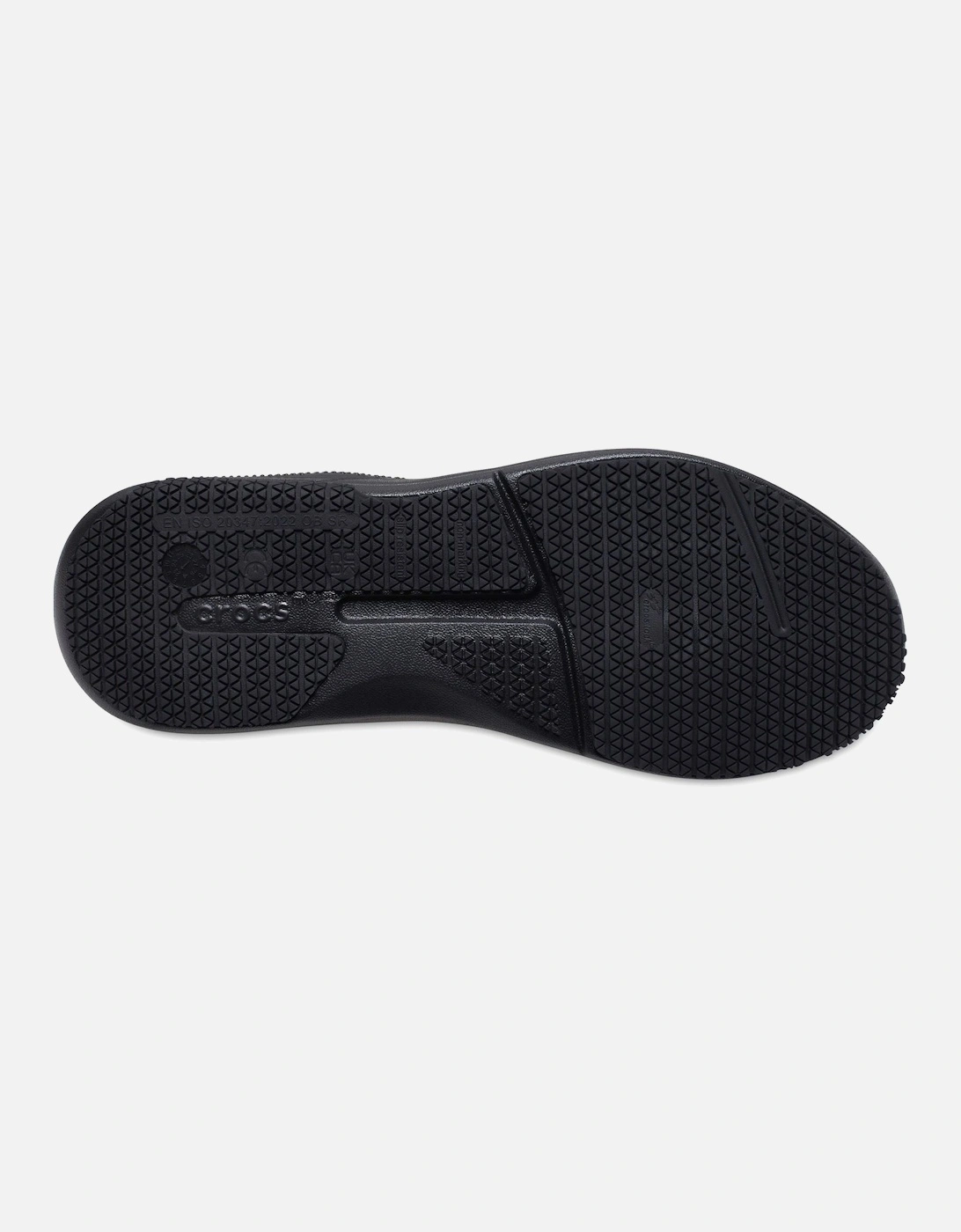 On the Clock Polyurethane Men's Triple Black Trainers