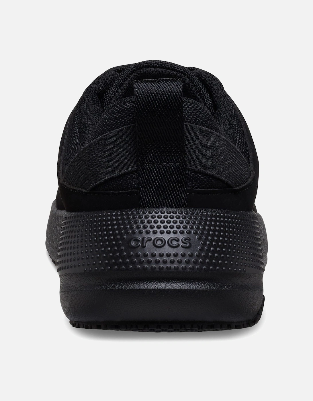 On the Clock Polyurethane Men's Triple Black Trainers