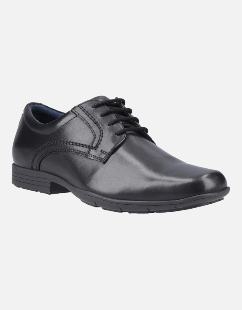 Alec Leather Men's Black Lace-Up Shoes