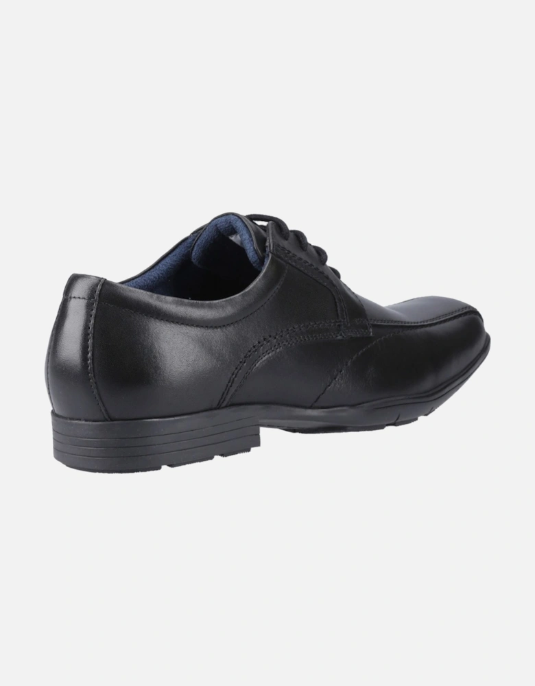 Angus Leather Men's Black Lace-Up Shoes