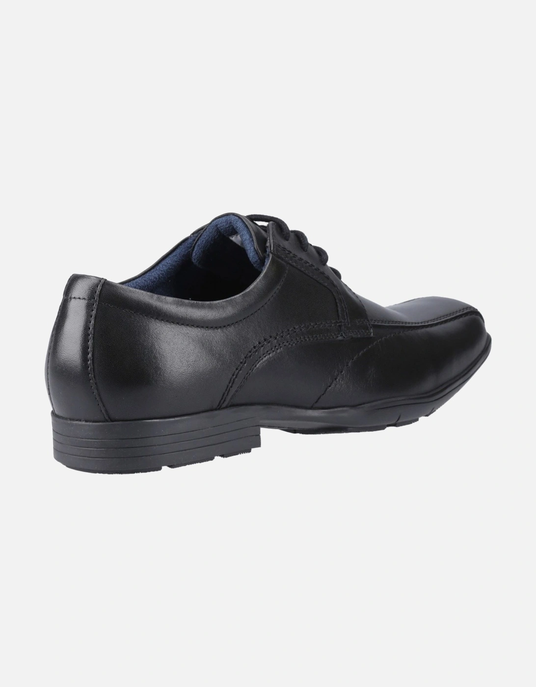 Angus Leather Men's Black Lace-Up Shoes