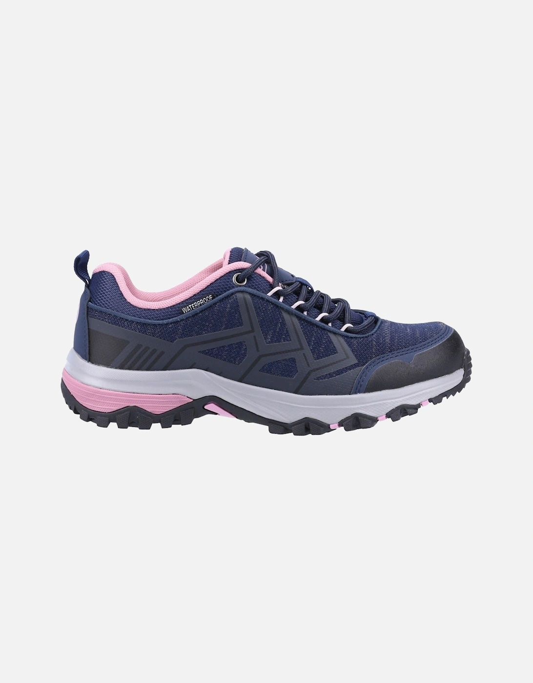 Wychwood Low Recycled Plastic+Synthetic Pu Women's Navy/Pink Hiking Boots