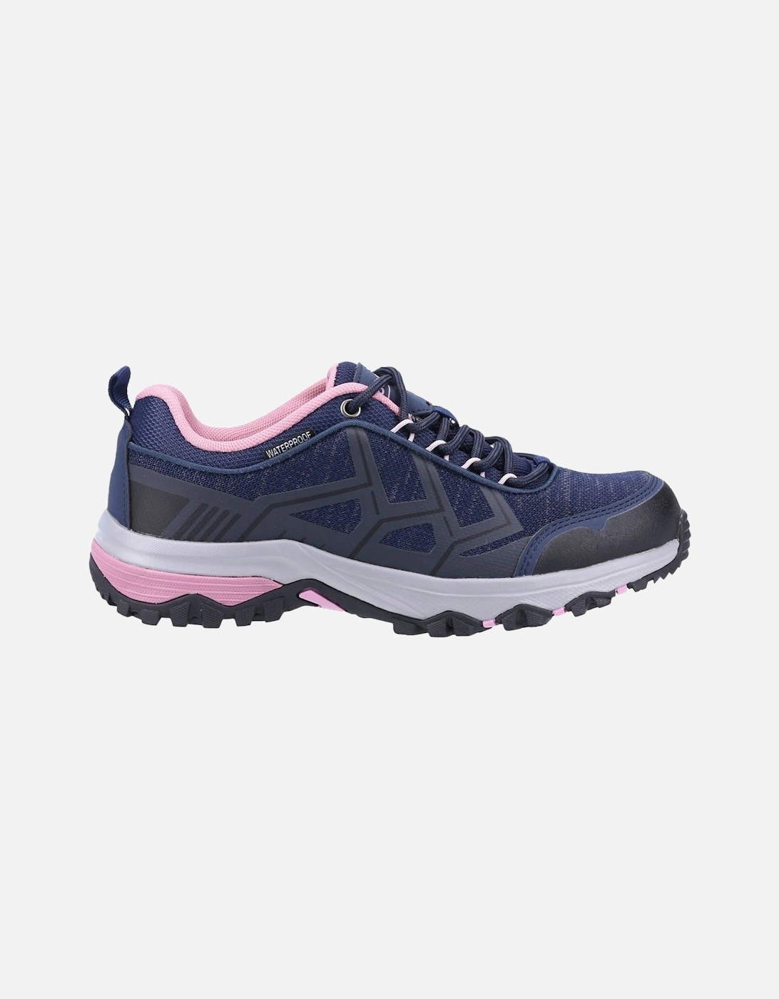 Wychwood Low Recycled Plastic+Synthetic Pu Women's Navy/Pink Hiking Boots