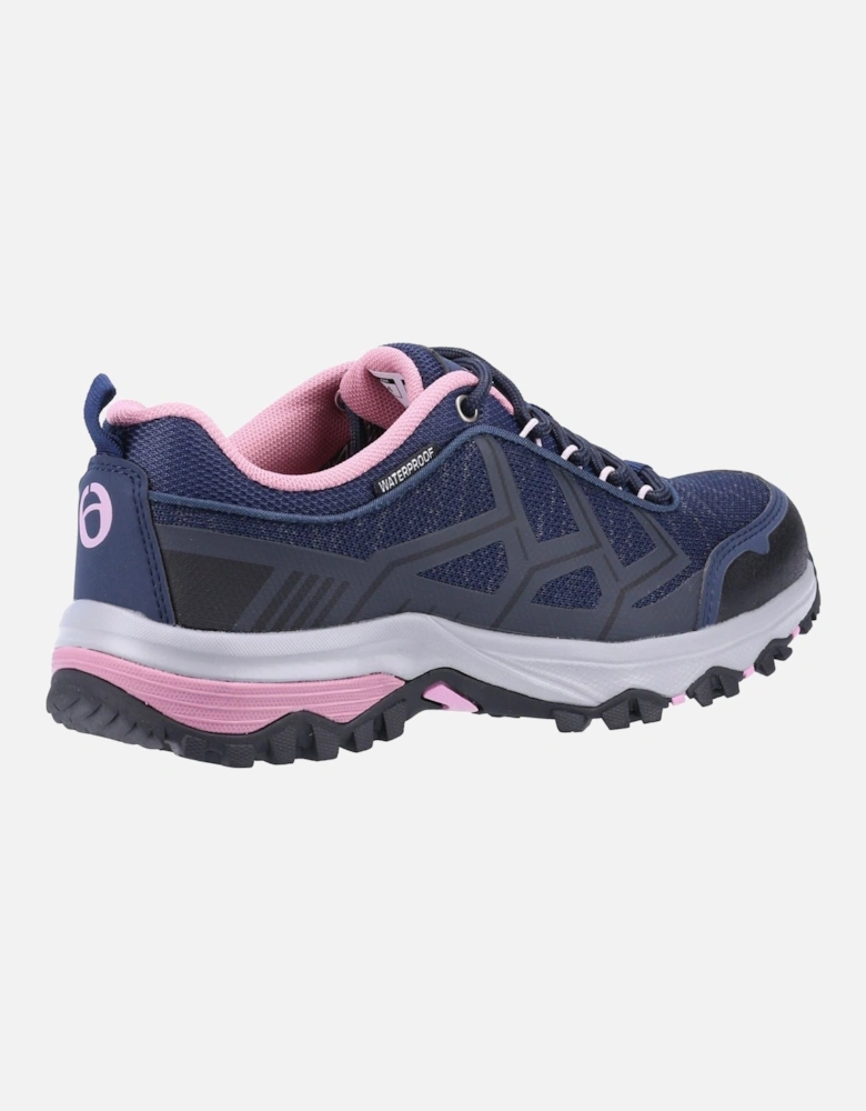 Wychwood Low Recycled Plastic+Synthetic Pu Women's Navy/Pink Hiking Boots