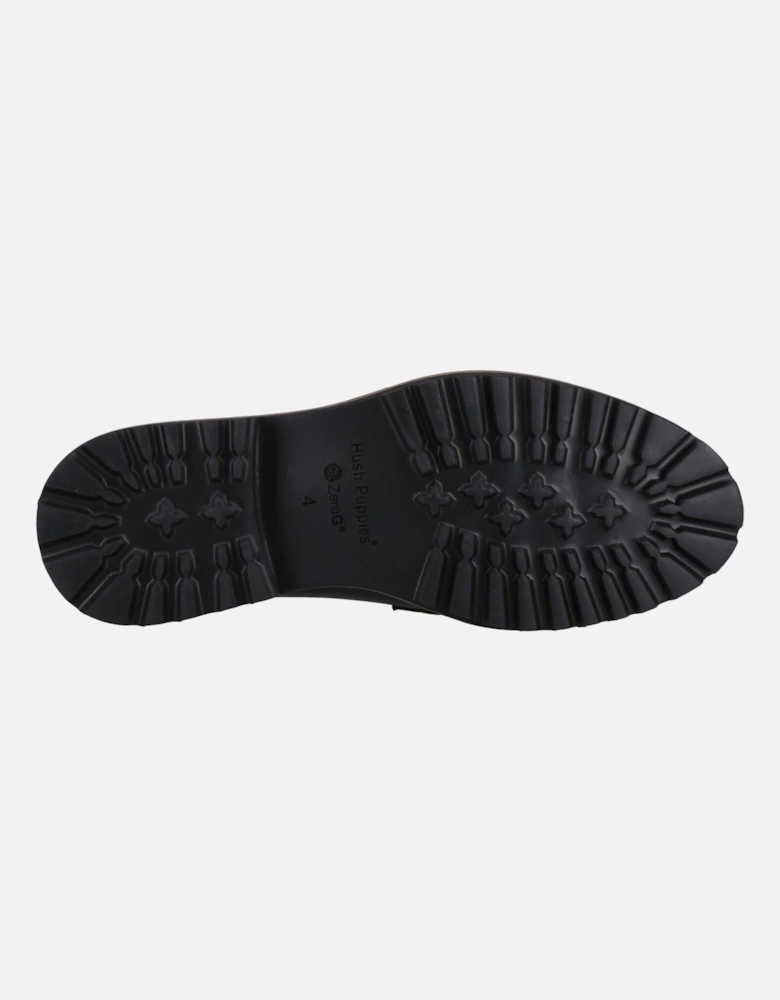 Gianna Leather Women's Black Loafers