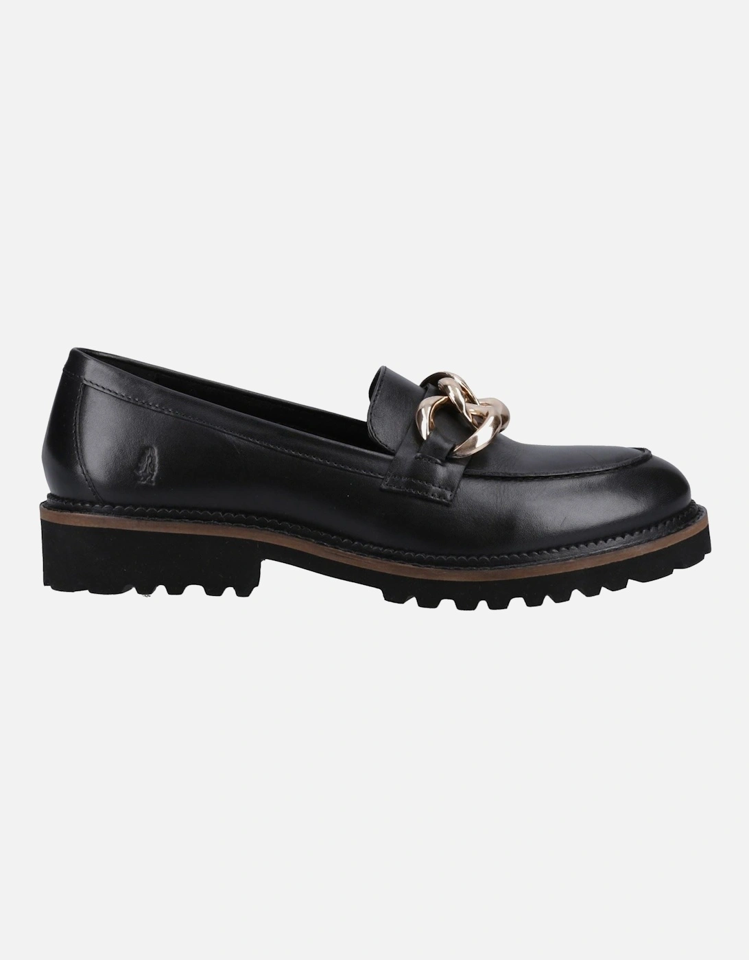 Gianna Leather Women's Black Loafers