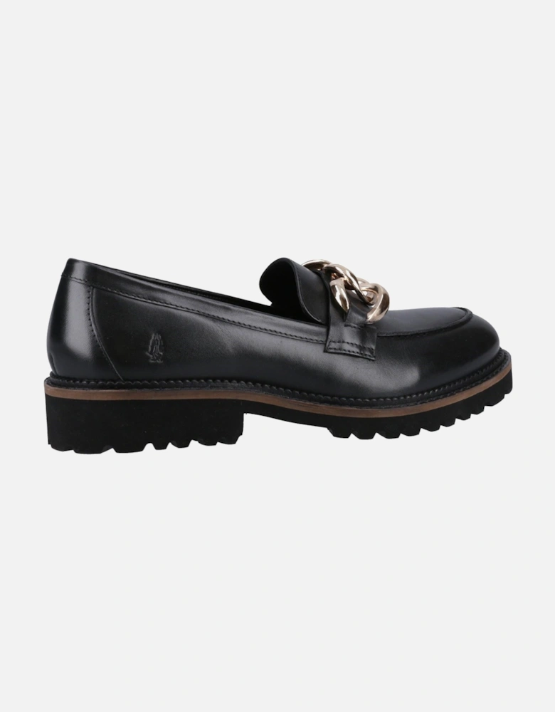 Gianna Leather Women's Black Loafers