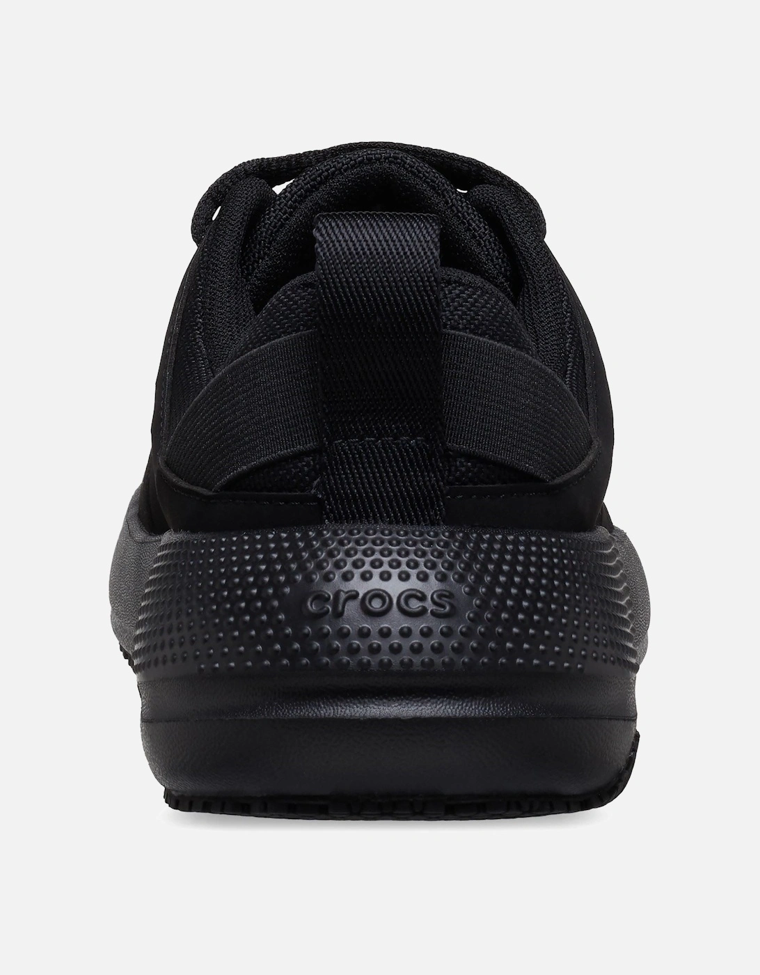 On the Clock Polyurethane Women's Triple Black Trainers