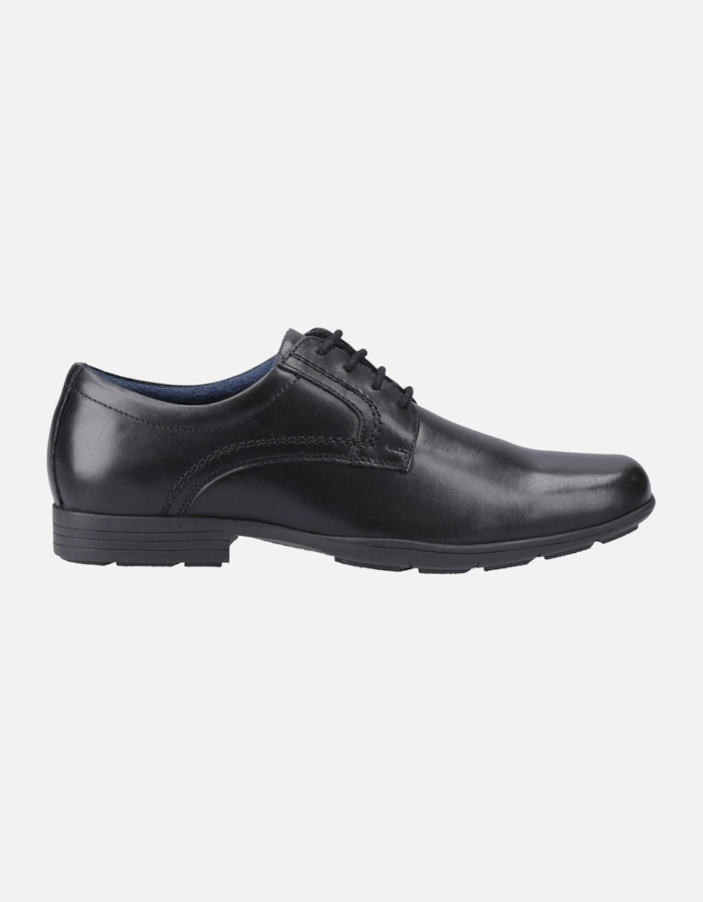 Alec Leather Men's Black Lace-Up Shoes