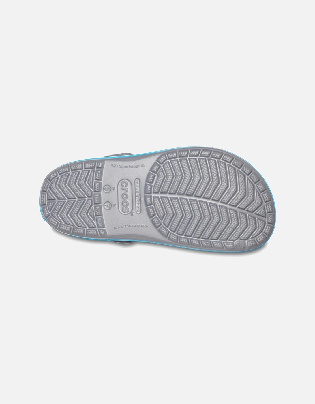 Crocband Croslite Rubber Men's Charcoal/Ocean Clogs
