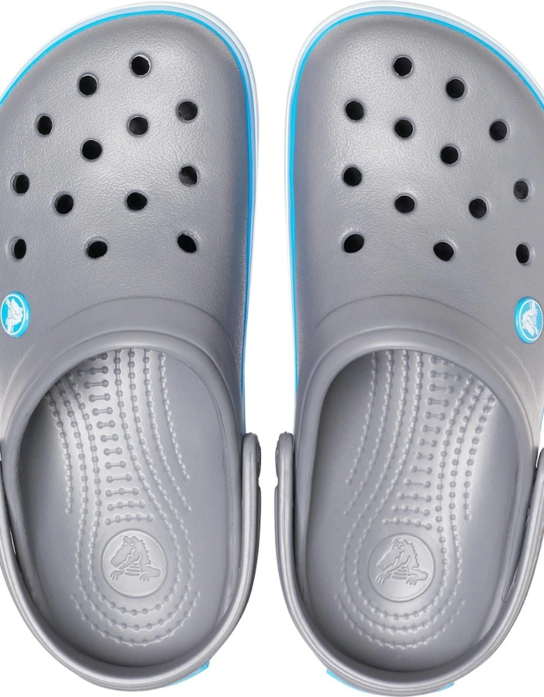 Crocband Croslite Rubber Men's Charcoal/Ocean Clogs