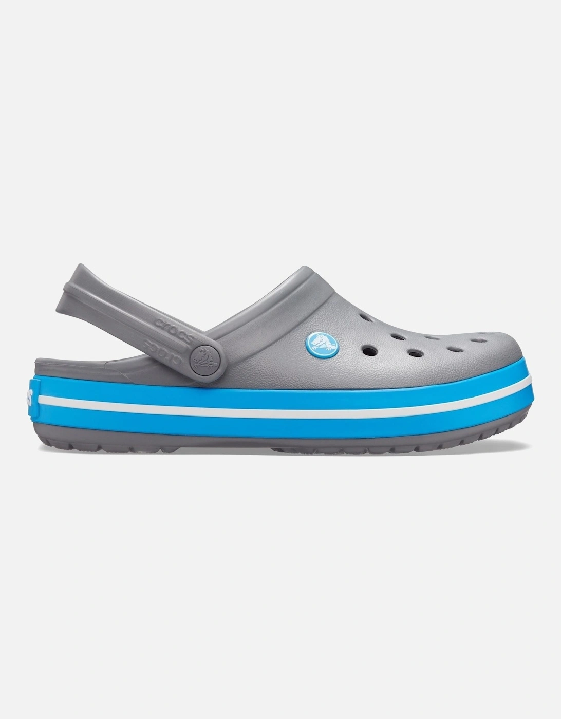Crocband Croslite Rubber Men's Charcoal/Ocean Clogs