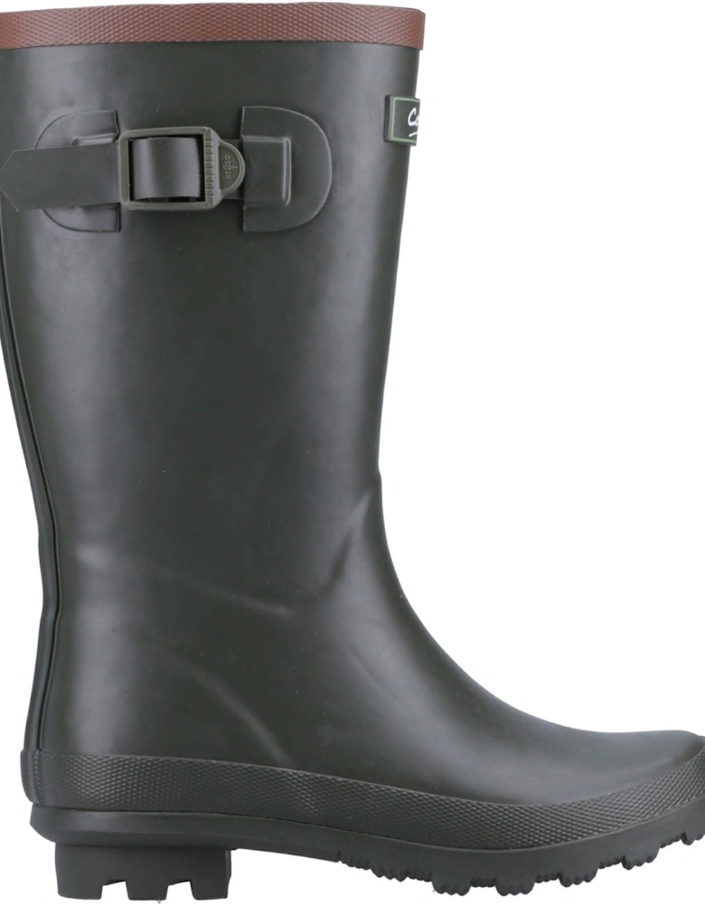 Bowldown Rubber Boys's Green Wellington Boots