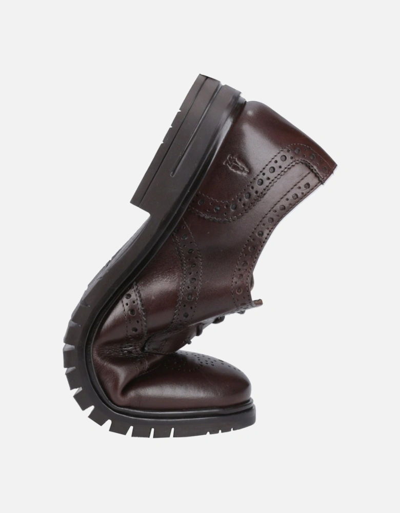 Santiago Leather Men's Brown Brogues Shoes