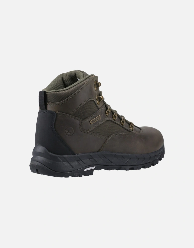 Euro Trail Leather Men's Khaki Hiking Boots