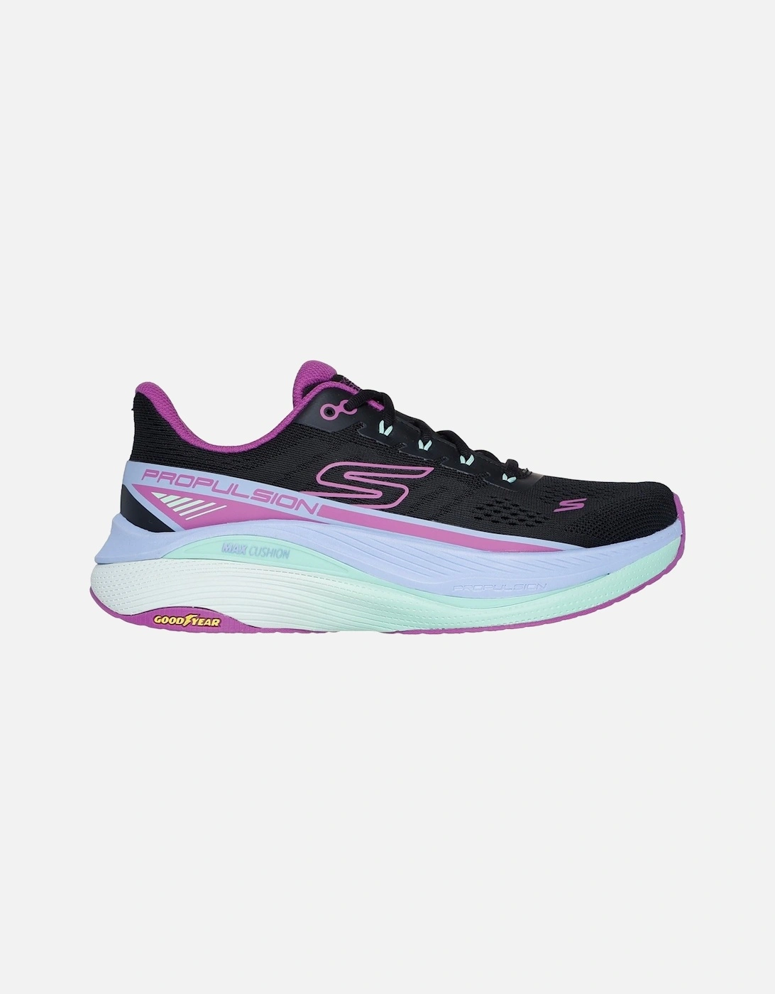 Performance Max Cushioning Propulsion Textile Women's Black/Purple Trainers