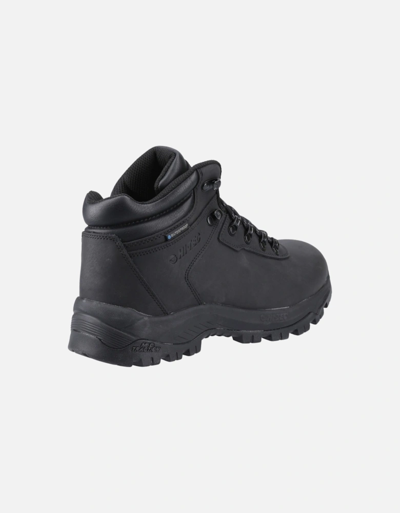 Eurotrek Lite Waterproof Faux Leather Men's Black Hiking Boots