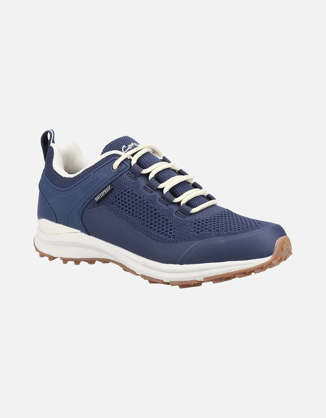 Compton Recycled Plastic+Synthetic Pu Women's Navy Trainers, 9 of 8