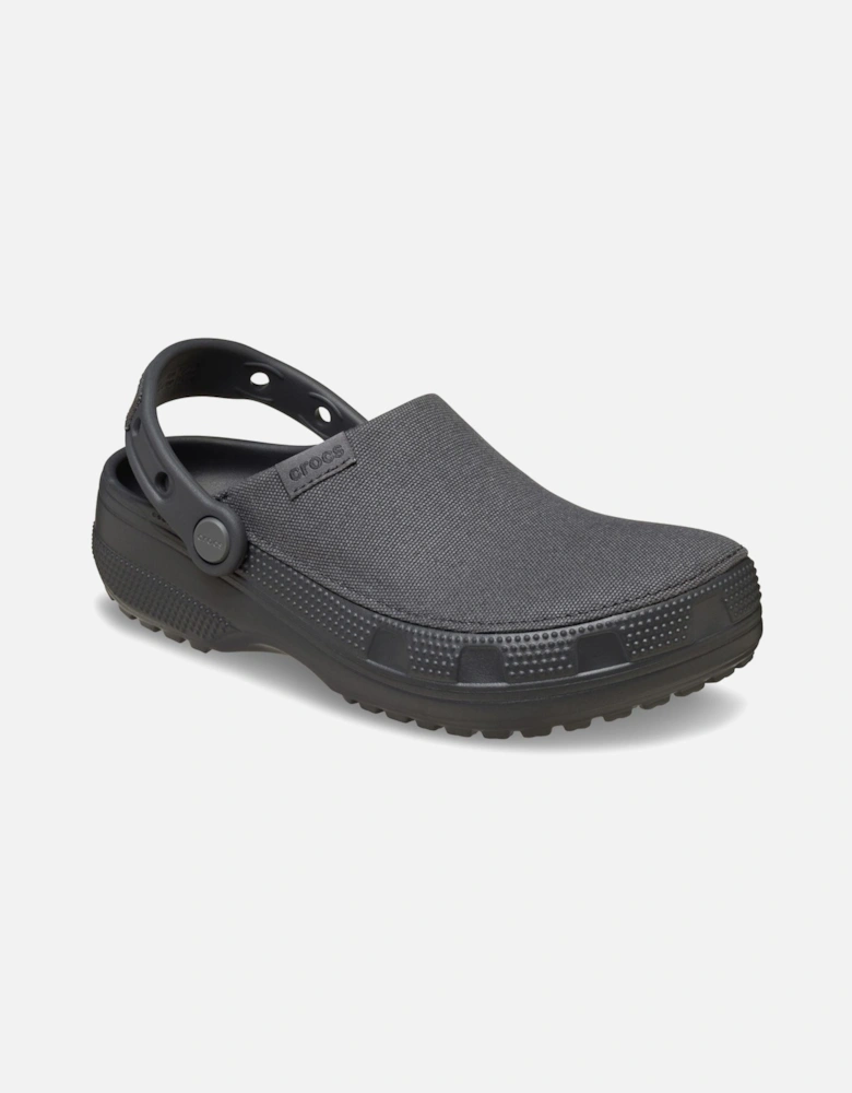 Classic Crafted Cotton Black Sand Clogs