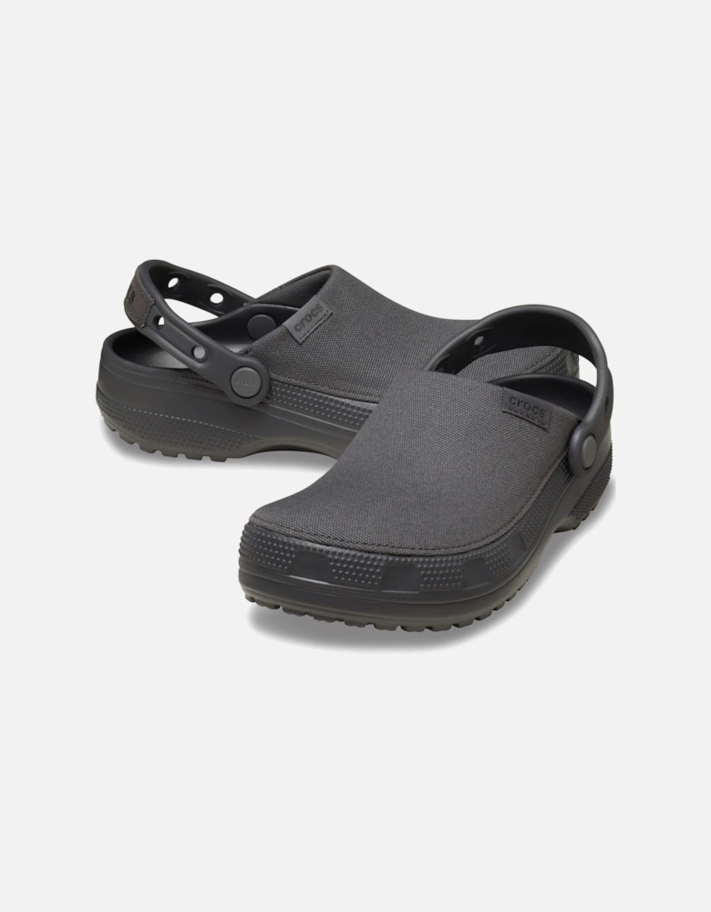 Classic Crafted Cotton Black Sand Clogs