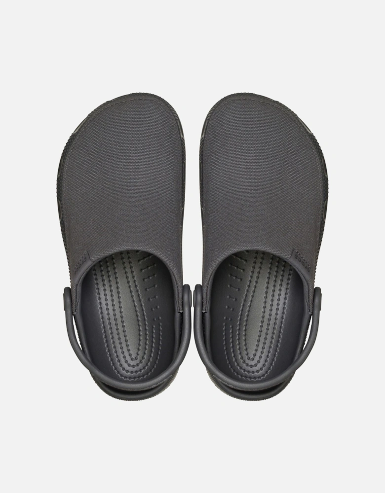 Classic Crafted Cotton Black Sand Clogs