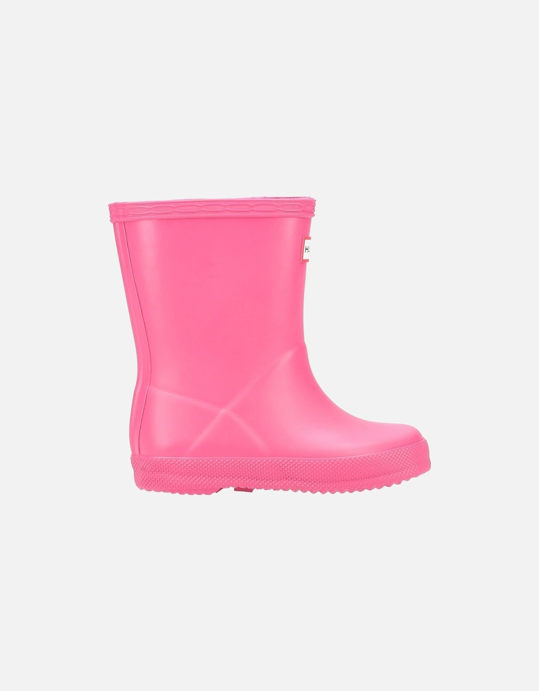 Kids First (Matte) Rubber Bright Pink Wellington Boots