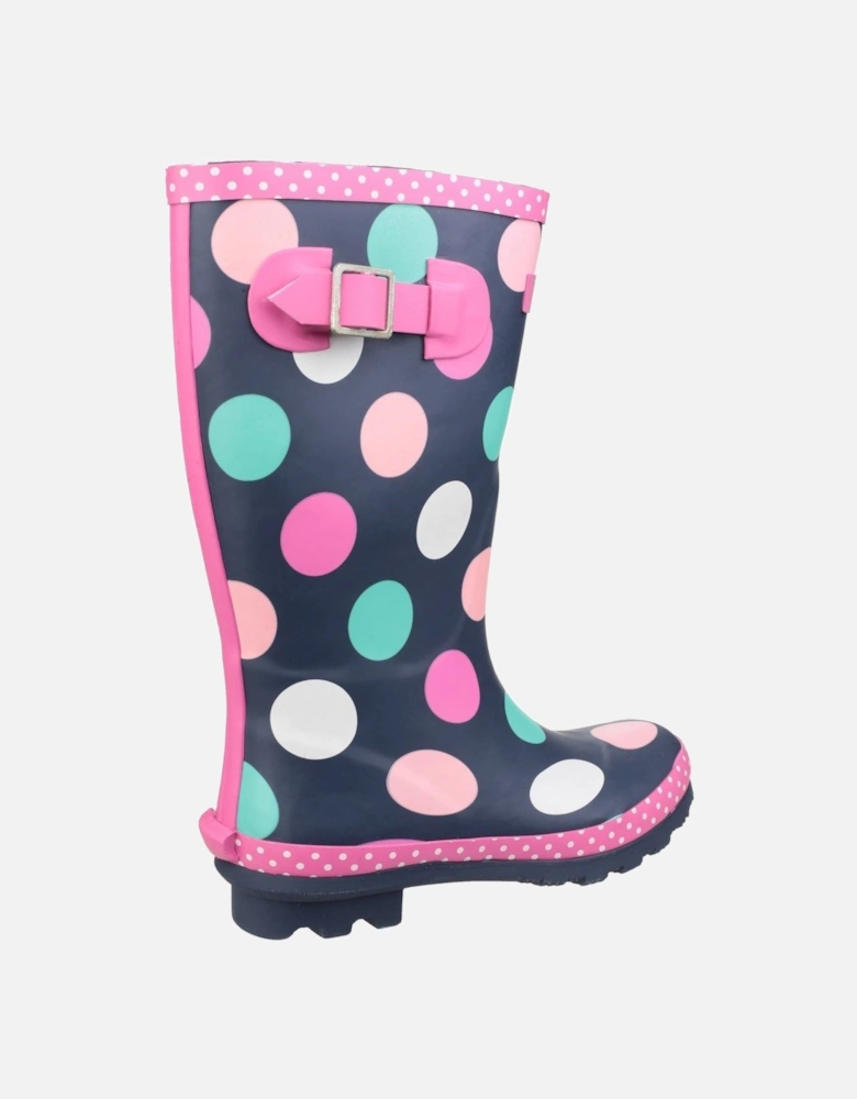 Dotty Rubber Multicoloured Wellington Boots