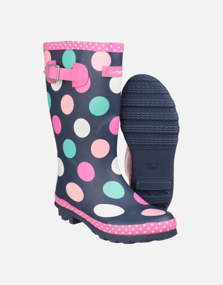 Dotty Rubber Multicoloured Wellington Boots