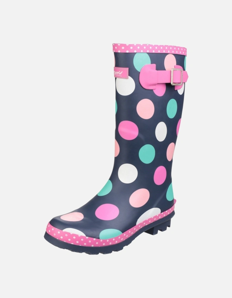 Dotty Rubber Multicoloured Wellington Boots