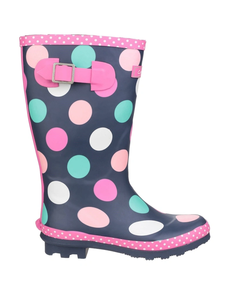 Dotty Rubber Multicoloured Wellington Boots