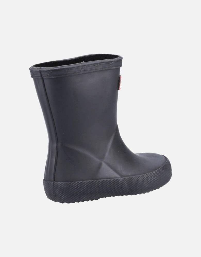 Kids First Boot Rubber Black Wellington Boots