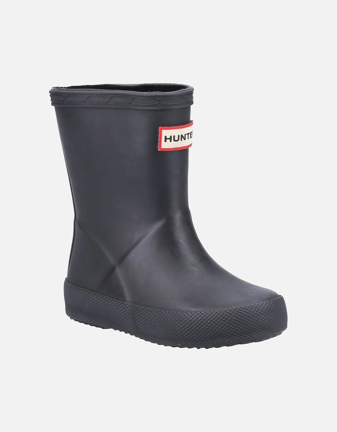 Kids First Boot Rubber Black Wellington Boots, 9 of 8