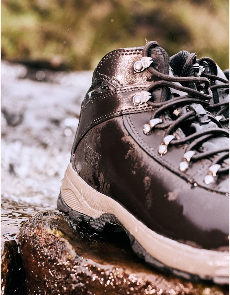 Eurotrek Lite Waterproof Faux Leather Men's Dark Chocolate Hiking Boots