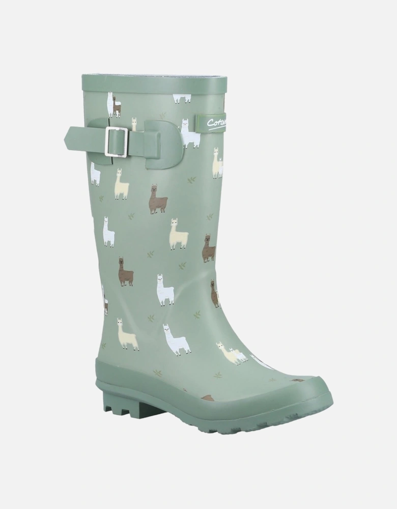 Farmyard Junior Rubber Alpaca Wellington Boots